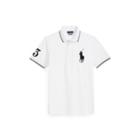 Ralph Lauren Custom Slim Fit Polo Shirt White