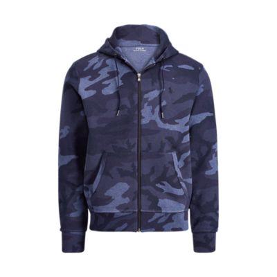Ralph Lauren Camo Double-knit Hoodie Blue Camo 2x Big