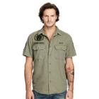 Ralph Lauren Denim & Supply Military Cotton Twill Shirt Marine Corp Olive