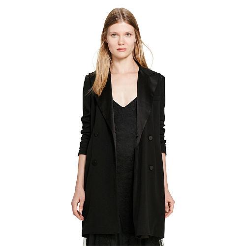 Polo Ralph Lauren Double-breasted Crepe Jacket