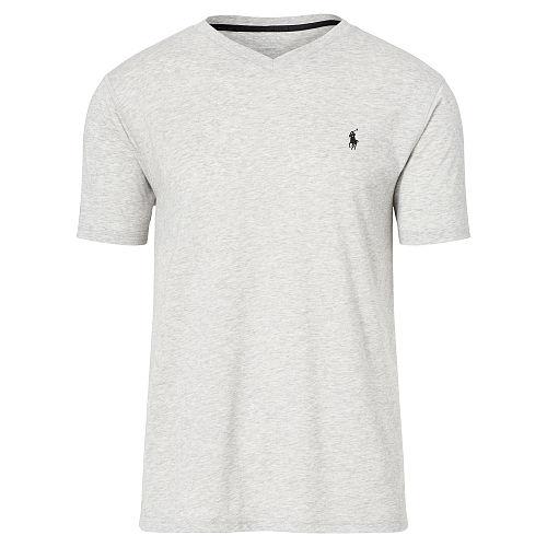 Ralph Lauren Polo Sport Jersey V-neck T-shirt Spring Heather