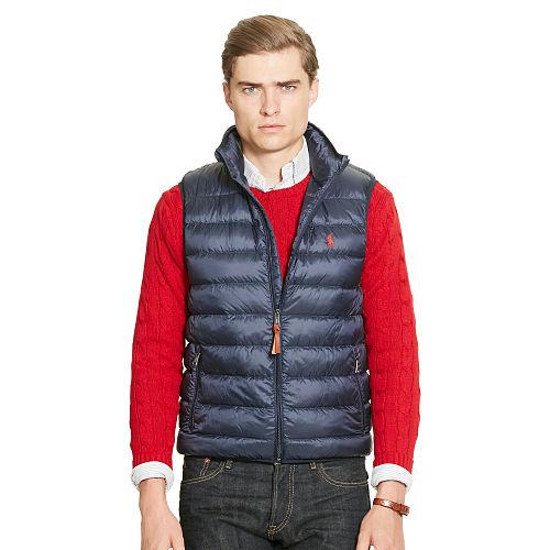 Polo Ralph Lauren Packable Down Vest Aviator Navy