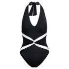 Ralph Lauren Twisted Halter One-piece Black