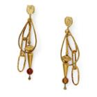 Ralph Lauren Teardrop Dangle Earrings Gold