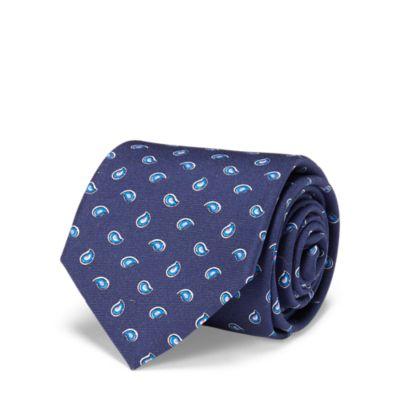 Ralph Lauren Silk Twill Narrow Tie Navy