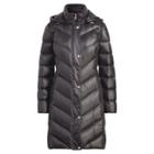 Ralph Lauren Faux Suede-trim Down Jacket Black