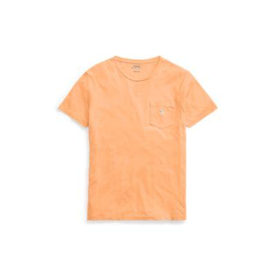 Ralph Lauren Custom Slim Fit Pocket T-shirt Fair Orange
