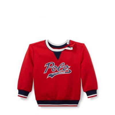Ralph Lauren Double-knit Graphic Sweatshirt Valor Red 3m