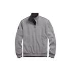 Ralph Lauren Reversible Estate-rib Pullover Black Marl Hthr/grey Hthr