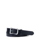 Ralph Lauren Leather Roller-buckle Belt Black