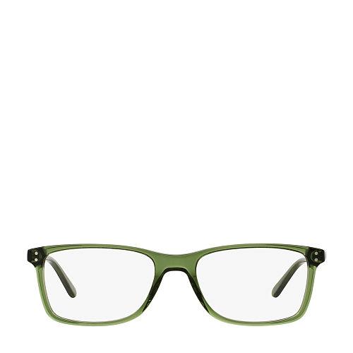 Polo Ralph Lauren Polo Square Eyeglasses Shiny Semi Trasp Green