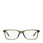 Polo Ralph Lauren Polo Square Eyeglasses Shiny Semi Trasp Green