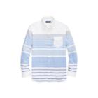 Ralph Lauren Classic Fit Striped Shirt Bermuda Blue Horizon