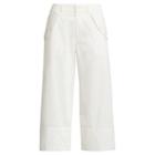 Ralph Lauren Lauren Cotton Twill Wide-leg Pant White