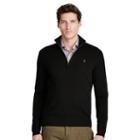 Polo Ralph Lauren Merino Wool Half-zip Sweater Polo Black