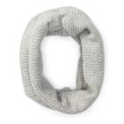 Ralph Lauren Ribbed Cashmere Snood Fawn Grey Heather