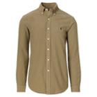 Polo Ralph Lauren Garment-dyed Cotton Shirt Olive