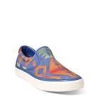 Ralph Lauren Thompson Print Twill Sneaker Dark Blue Multi