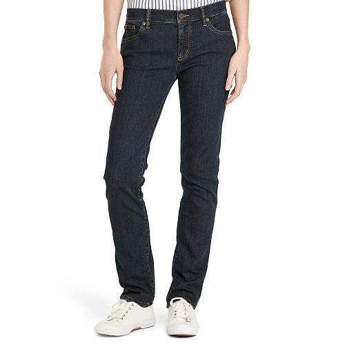 Ralph Lauren Lauren Slimming Classic Straight Jean Rinse