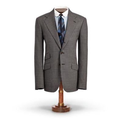 Ralph Lauren Houndstooth Suit Jacket Black And Grey