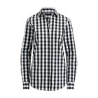 Ralph Lauren Gingham Cotton Popover Black/white Xsp