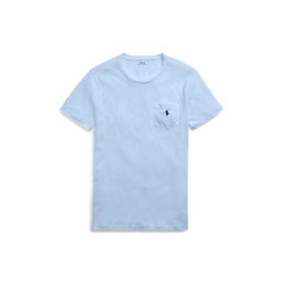 Ralph Lauren Custom Slim Fit Pocket T-shirt Course Blue
