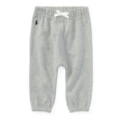 Ralph Lauren Cotton Mesh Jogger Pant Lt Grey Heather 6m