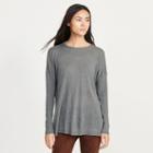 Ralph Lauren Lauren Relaxed Silk-blend Sweater Concrete Heather