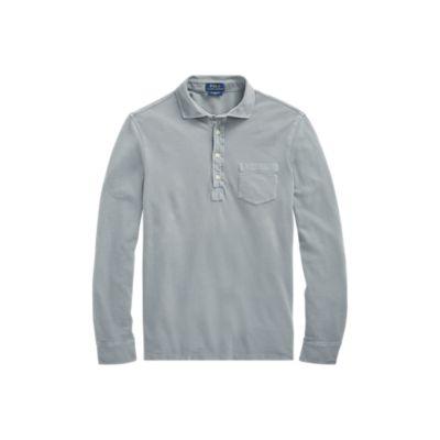 Ralph Lauren Custom Slim Fit Mesh Shirt Perfect Grey