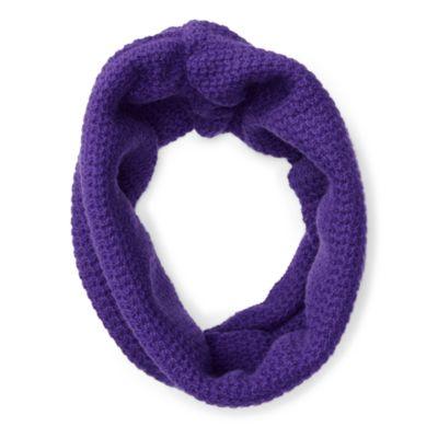 Ralph Lauren Ribbed Cashmere Snood Autumn Purple