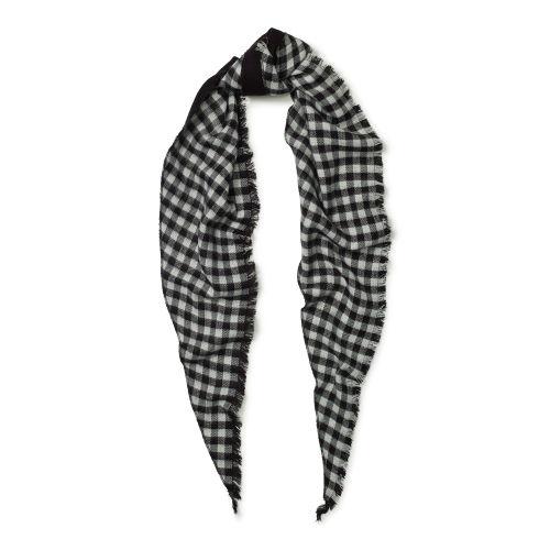 Ralph Lauren Lauren Checkered Scarf Black