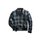 Ralph Lauren Indigo Plaid Full-zip Sweater Blue