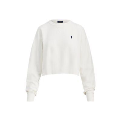 Ralph Lauren Cropped Fleece Sweatshirt Nevis