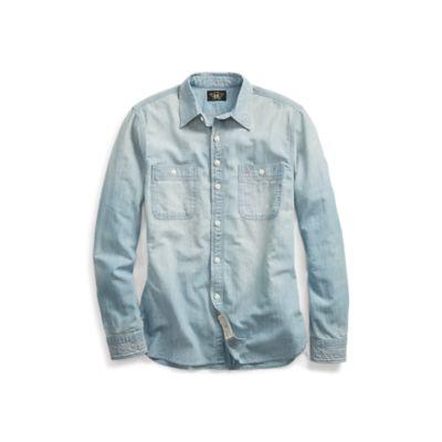 Ralph Lauren Indigo Chambray Workshirt Medium Wash
