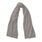 Ralph Lauren Cable Cashmere Scarf Grey