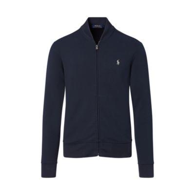 Ralph Lauren Double-knit Bomber Jacket Aviator Navy
