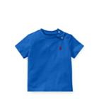 Ralph Lauren Cotton Jersey Crewneck T-shirt New Iris 12m