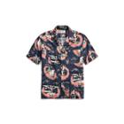 Ralph Lauren Tropical-print Camp Shirt Rl 997 Navy Multi