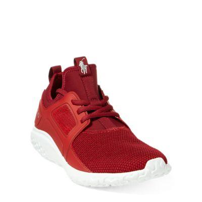 Ralph Lauren Train 150 Mesh Sneaker Thoroughbred Red/rl2000re