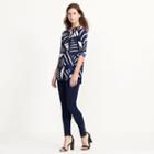 Ralph Lauren Lauren Lace-up Ponte Legging Navy