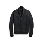 Ralph Lauren Merino Wool Shawl Cardigan Dark Charcoal Heather