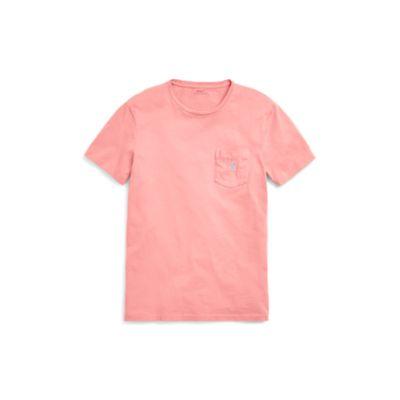 Ralph Lauren Custom Slim Fit Cotton T-shirt Winslow Red