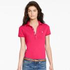 Ralph Lauren Women's Polo Shirt Aruba Pink