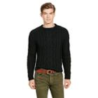 Polo Ralph Lauren Cable-knit Merino Wool Sweater Polo Black