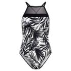 Ralph Lauren Lauren Palm-print One-piece Swimsuit