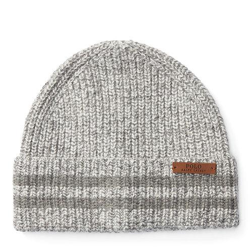 Polo Ralph Lauren Ragg Wool-blend Hat Fawn Grey Ragg