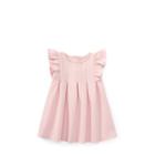 Ralph Lauren Ruffled Ponte Dress & Bloomer Hint Of Pink 12m
