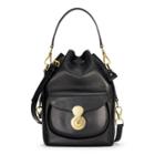 Ralph Lauren Nappa Ricky Drawstring Bag Black