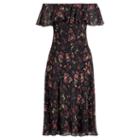 Polo Ralph Lauren Silk Off-the-shoulder Dress