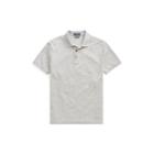 Ralph Lauren Custom Slim Stretch Mesh Polo Andover Heather/tonal Pp